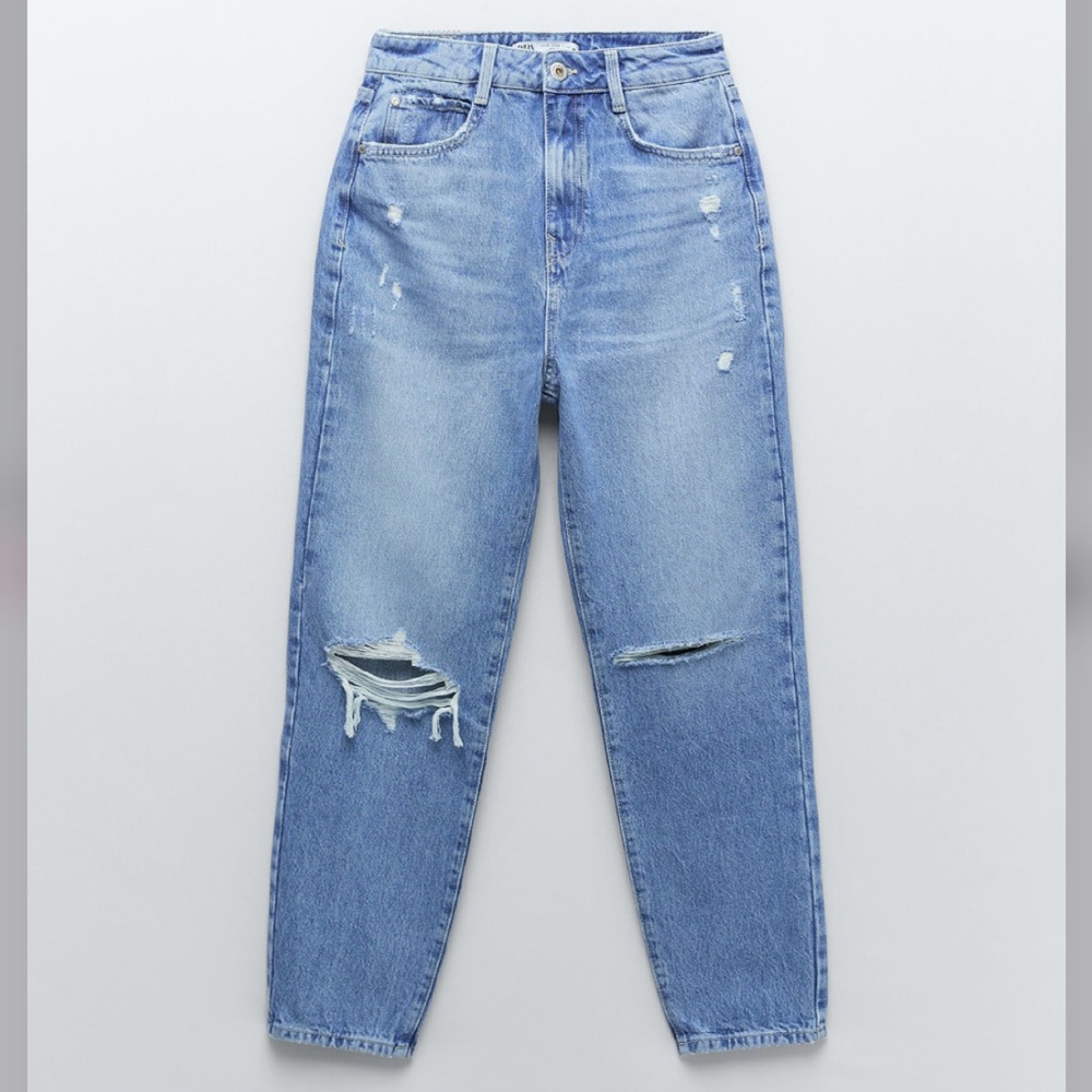 Zara Ripped Mom Jeans Z1975